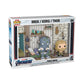 Funko POP! Moments Deluxe Marvel Avengers Endgame Thor’s House Vinyl Figure, Standard Size, Multicolor - Official Collectable Merchandise