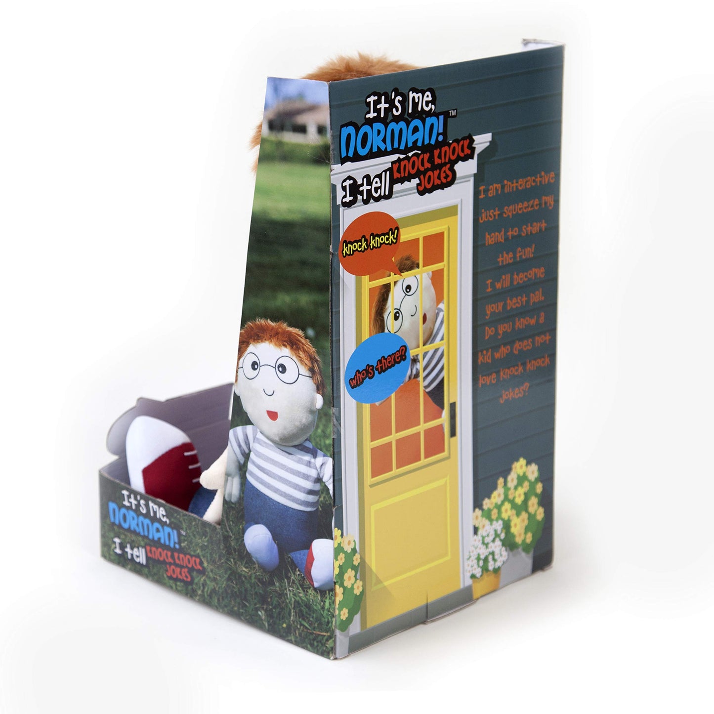 It'S Me Norman. I'M An Interactive 18'' Boy Doll That Tells Hilarious Knock Knock Jokes