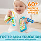 Joyin Baby Musical Toy Phone And Car Keys Teether Set, 60+ Music And Learning Phrases, Baby Learning Toys 10 Months, Toddler Bir