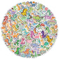 Aowplc 100 Pcs Cute Dinosaur Stickers Pack | Vinyl Stickers For Kids & Toddlers | Dinosaur Party Favors Crafts And Rewards