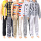 Bencailor 6 Pcs Doll Clothes Boy Doll Beach Shorts Tropical Print Swimsuit Doll Accessories For Boy Dolls (Trendy)