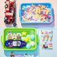 2 Pcs Sensory Bin Sand Tray With Lid For Plastic Sandbox Toy Fill With Water, Sand, Beads And More, For Indoor Outdoor Activitie