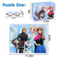 LELEMON Snowmen 100 Piece Puzzles for Kids Ages 4-8, Educational Jigsaw Puzzles in Metal Box, Fun Puzzle Games for Girls and Boys