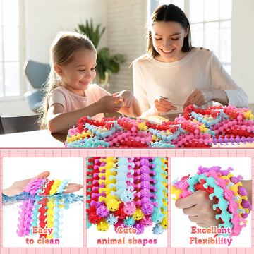 Chivao Bulk Stretchy String Fidget Toys Animal Sensory Toys Pack Worm Sensory Stress Fidget Toys For Adults Stress Anxiety Relieve Relaxing Party Favors(50 Pack, Worm Style)