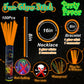 Ilhsty 100 Pcs 8'' Orange Glow Sticks Glow In The Dark Party Favors Supplies Bright Glowsticks Necklaces Bulk For Christmas Hall