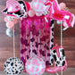 Kwuz Western Cowgirl Balloons Pink Party Decorations, Retro Horse Cowgirl Hat Boot Balloons Girls Western Theme Rodeo Birthday P