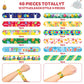 UMEMAXSO 48 PCS Easter Slap Bracelets for Kids - Fun Bunny & Egg Designs, Party Favors, Goodie Bag Fillers, and Classroom Prizes