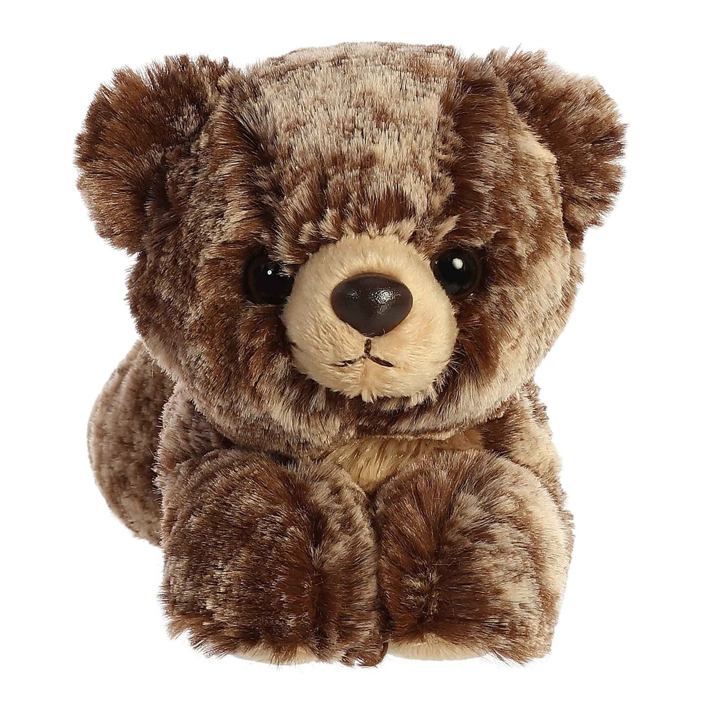 Aurora® Adorable Mini Flopsie™ Brownie Bear™ Stuffed Animal - Playful Ease - Timeless Companions - Brown 8 Inches
