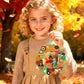 Fancy Land 16 Sets Thanksgiving Crafts for Kids Foam DIY Wreath Ornaments Craft Kits Fall Thanksgiving Activities Classroom Home