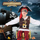 Bibuty Pirate Costume Kids Halloween Costumes For Boys Girls, Pretend Play & Dress Up Clothes For Little Boys Girls Halloween Costumes For Kids, Toddler Boys Pirate Costume Toys Gifts For Kids 3-6