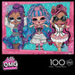 Buffalo Games - LOL - Three Queens - 100 Piece Jigsaw Puzzle for Families Challenging Puzzle Perfect for Game Nights - Finished