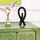 Global Crafts Natural Soapstone 10-Inch Lover'S Knot In Black