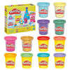 Play-Doh 12 Pack Celebration Compound, Includes Confetti & Metallic Shine, Assort. Colors, Non Candy Halloween Handout Toys & Pa