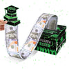 Graduation Money Box For Cash Gift Pull,Green Black Graduation Gifts Surprise Money Box With Pull Out Happy Graduation Congrat Grad Card For Class Of 2025 Graduation Party Supplies High School College