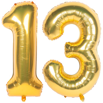 40 Inch Gold Number Balloons Helium Foil Mylar Balloon Birthday Party Banquet Decoration 13