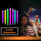 Glow Fever Glow In The Dark Sticks - 50 Ct 6' Glow Sticks Bulk Party Pack With End Caps & Lanyards - Glow Party Favors For Concert, Festival, & Wedding Neon Light Sticks By Party Dragon, Multi