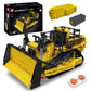 Mould King RC Bulldozer Building Set, 1508 Pieces, APP Control, Yellow, Model WX15084-LZUSNEW, Plastic Construction Vehicle for Adults