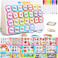 Huijing Montessori Preschool Learning Activities Newest 29 Themes Busy Book - Workbook Activity Binder / Toys For Toddlers, Auti