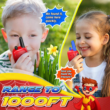 Walkie Talkies Toys For Kids Ages 3-8: Gifts Walkie Talkies With Glowing Eyes For 3 4 5 6 7 8 Year Old Boys Kids Toddlers Easter Birthday Gift Outdoor Camping Toy For Boy Kid Toddler Age 3-5 5-7 4-6