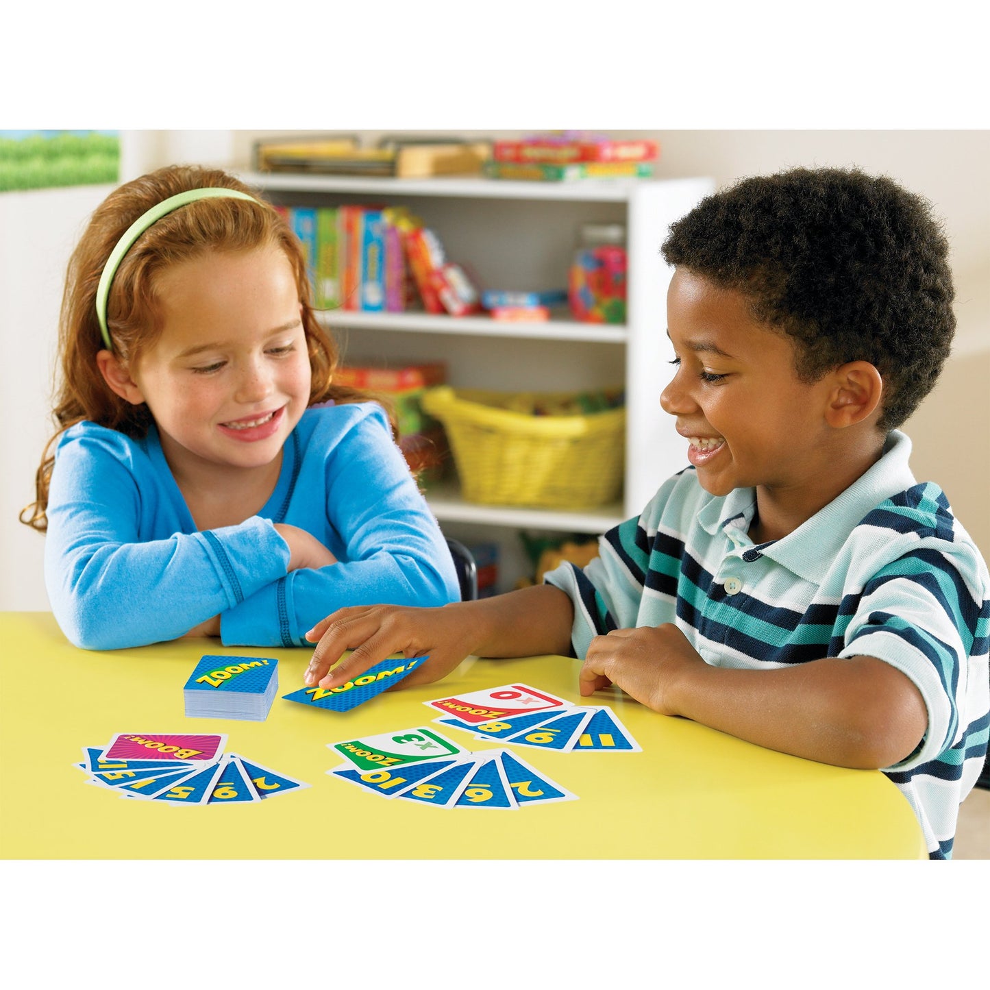 Trend Enterprises Zoom! Multiplication Card Game, Multicolor, Cardstock, Ages 9+, Model T76304, 2.5x3.5 in, 1-4 Players