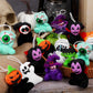 Fovths 24 Pieces Halloween Mini Plush Toy 2.4 Inch Plush Doll Toy Halloween Plush Characters Toy With 8 Halloween Characters For