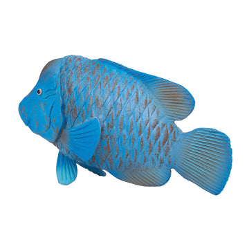 Mojo Blue Grouper Realistic International Wildlife Hand Painted Toy Figurine