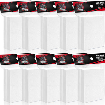 Vkshop 1000 Pack Trading Card Sleeves Protector For Mtg Card Sleeves,Soft Penny Plastic Card Holders Fit For Baseball Cards Spor