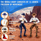 Deeplus Titan 13 Action Figure, Cowboy Already Assembled T13 Action Figures for Boys, 2-Pack Cowboy Dummy 5.4 inches T Lucky 13