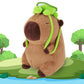 Achwishap Hamburger Capybara Plush,Cute Plushies Hamburger Capybara Stuffed Animal,Soft Capybara Plush Toys,Kawaii Plush Stuffed