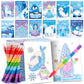 Benlouis 12 Dog Mini Coloring Books Kids With 12 Stacking Crayons Cute Puppy Party Favors Small Activity Books Bulk For Kids Pet