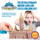 Create A Castle Indoor Sandcastle Play Sand Kit, 1.5 Lbs Sensory Play Sand, Buildmaster Starter Reusable Castle Magic Sand Toy Set For Kids, 20 Pieces And Playmat, For Kids 6+