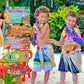 20 Pieces Luau Party Decorations Hawaiian Party Welcome Sign Summer Tropical Party Direction Signs for Fiesta Hawaiian Luau Tiki