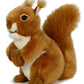 Ice King Bear Reaistic Red Squirrel Stuffed Animal Plush Toy (With Nut)