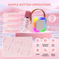 Kids Karaoke Microphone Machine Toy, Portable Bluetooth Speaker With 2 Wireless Microphone, For Kids, Birthday Gift For Girls Bo
