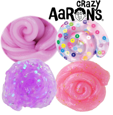 Matty'S Toy Stop Crazy Aaron'S Putty Mini Tins Daydream, Skate Away, Fairy Sprinkles & Love Is In The Air Gift Set Bundle - 4 Pack (13.3G Each)