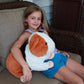 Karister 5-Piece Giant Guinea Pig Stuffed Animal Set, 19.7" Plush Mommy Hamster with 4 Baby Guinea Pigs, Cute Guinea Pig, Polyester