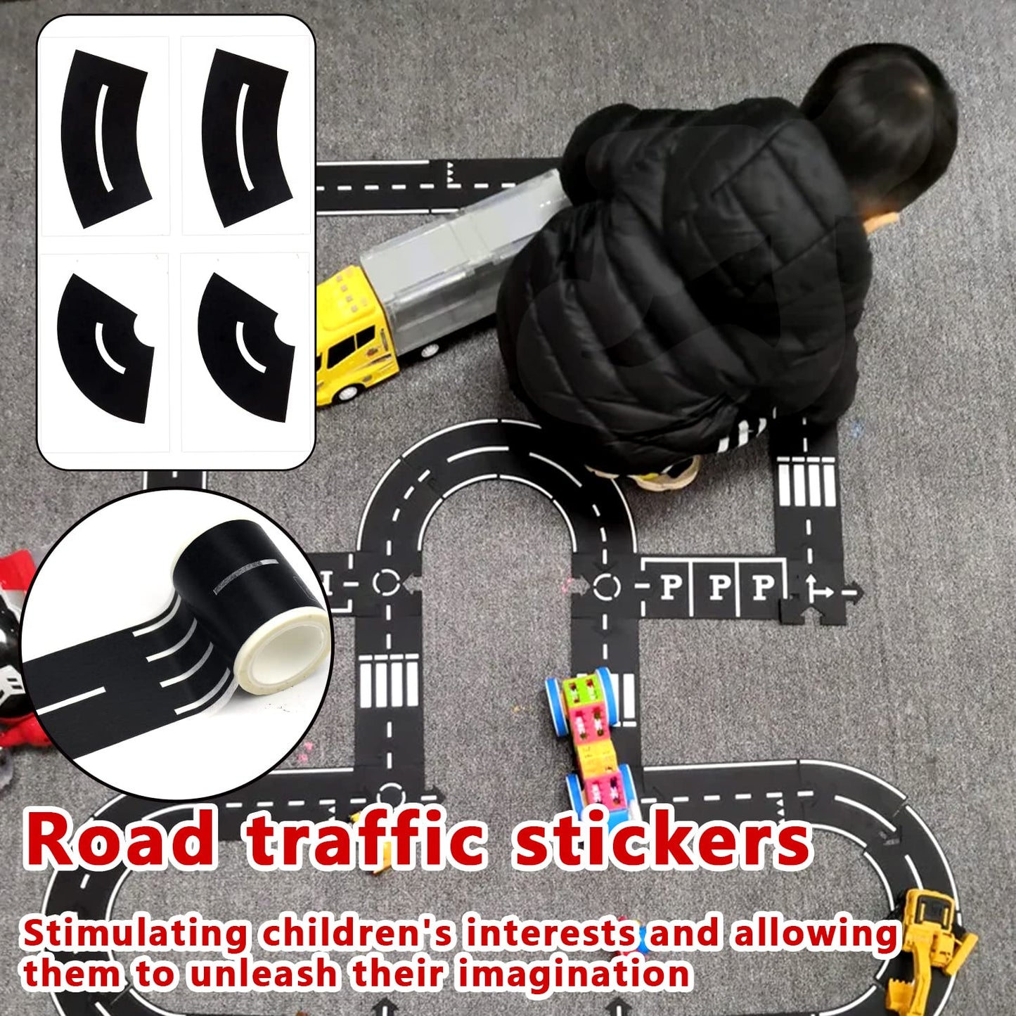 Race Car Party Supplies - 12 Traffic Cones With Holes on Top, 24 Checkered Flags, Checkered Race Car Party Tablecloth, Wheel Tir