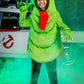 Ghostbusters Kids Slimer Costume Unisex, Slimey Ghost Halloween Costume, Childrens Ghost Outfit For Boys & Girls X-Small