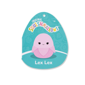 Squishmallows 14 Lex Lex Plush - Official Jazwares Pink Banana Soft Toy for Kids and Collectors