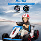 Garveelife 24V Go Kart For Kids 6-12 Year Old,Child Electric Drift Go-Kart With Music Mode,Electric Drifting Go Cart With Powerf