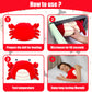 Microwavable Cute Crab Plush Heating Pad, Lavender-Scented Cozy Warm Stuffed Animal For Cramps & Pain Relief, Heated Plush Toy F