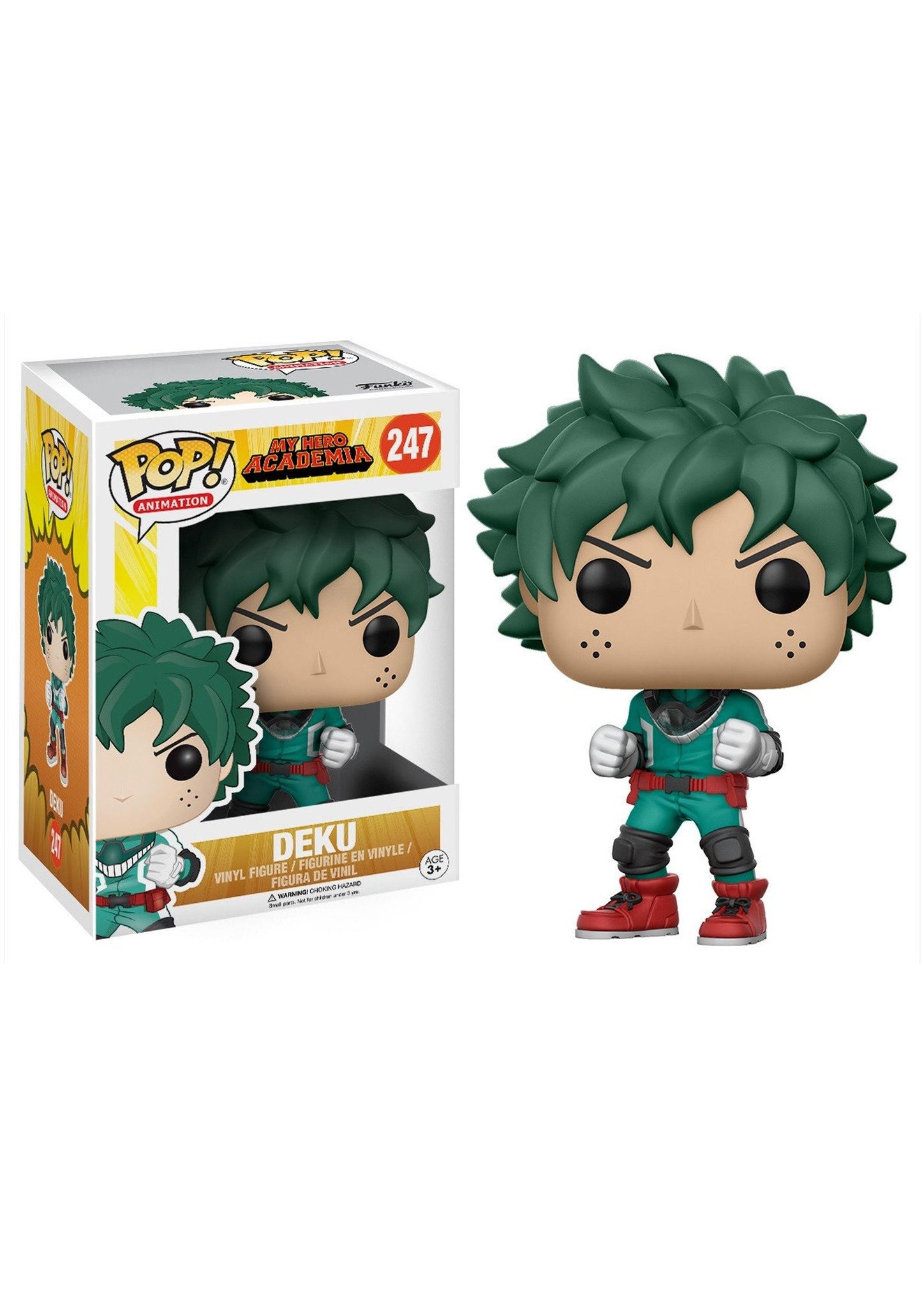 Funko POP My Hero Academia Deku Action Figure - Multicolor, Standard Size, Model 12380, Plastic Material