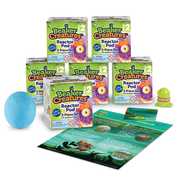 Learning Resources Beaker Creatures Series 2, Multi-Color, 6-Pack Pods, STEM Collectible Surprise Toys for Ages 5+