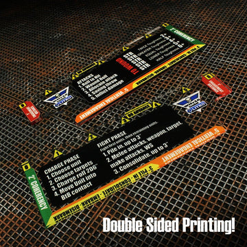 Litko Gauge Set | Compatible With Warhammer 40K 10Th Edition | Movement | Shooting | Fight | Close Combat | Wh40K Templates (6-Inch Combat Gauge)