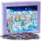 Vermont Christmas Company 1000 Piece Holiday Village Square Jigsaw Puzzle - Copper Material, Model VC132