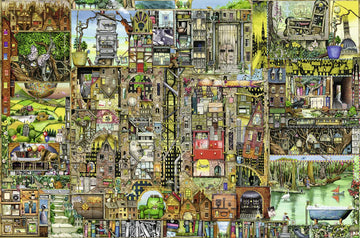 Ravensburger 5000 Piece Jigsaw Puzzle - Colin Thompson: Bizarre Town, Premium Quality, Anti-Glare Surface, FSC-Certified Materials