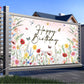 Avezano Wildflower Birthday Backdrop Girls Floral Birthday Banner Spring Wildflower Birthday Party Decorations Background 70.8 x