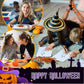 JUNEBRUSHS 150 Pcs Halloween Mini Erasers, Cute Small Pumpkin Erasers Bulk for Kids Trick or Treat Halloween Party Favors, Stude