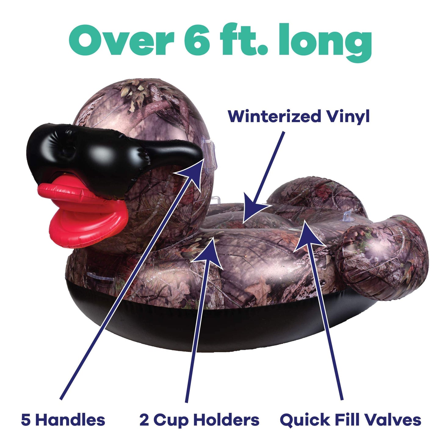 GAME 56594-BB Tuff Duck enhanced Inflatable  Giant  Mossy Oak Break-Up Country