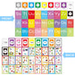 Abc Letter Flash Cards For Toddlers With 5 Dry Erase Pens, Preschool Learning Toys Alphabet Memory Game, 36Pcs Double-Side Flash